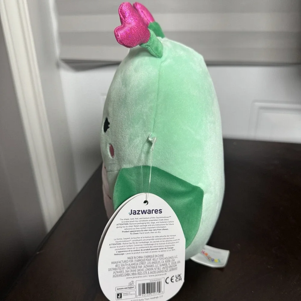 Squishmallow 8" Mattea 2023 Grasshopper Green Valentines Plush Toy - S8 #2103 - Picture 3 of 6